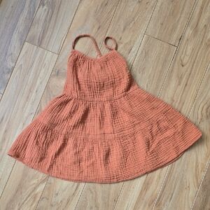 Cat & Jack Terracotta Textured Dress